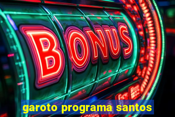 garoto programa santos